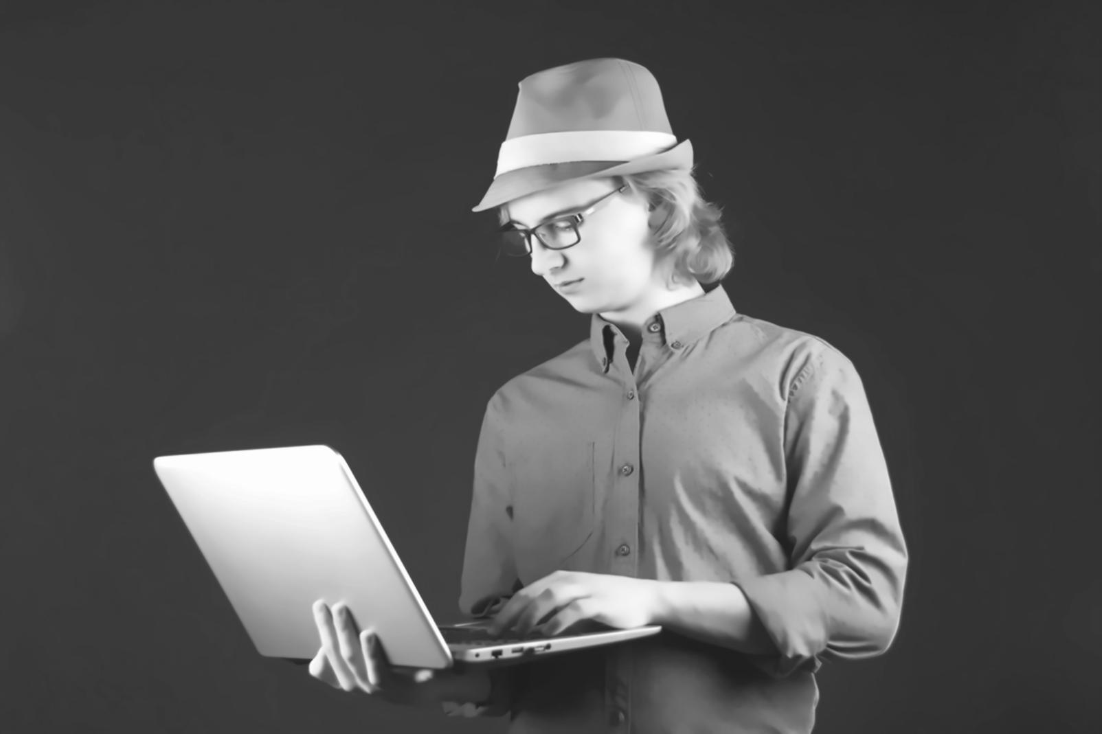 Students working on user research analysis with sticky notes and journey maps